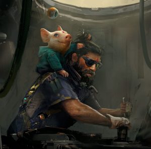 Recently released concept art for the upcoming Beyond Good and Evil